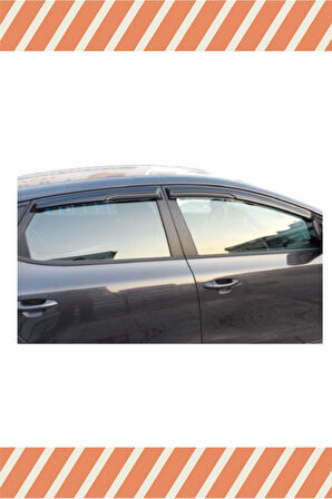 Kia Ceed Hb Ve Stw 2012-2017 Modellerine Uyumlu Özel 4'Lü Mügen Tip Cam Rüzgarlığı