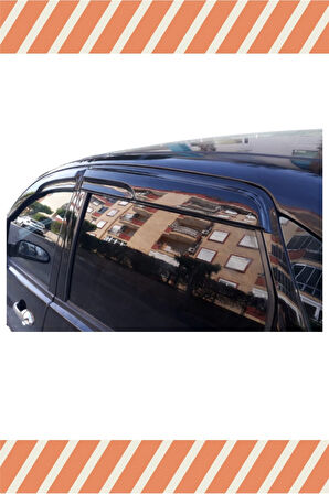 Ford Focus 1 Hb 1998-2004 Modellerine Uyumlu Özel 4'Lü Mügen Tip Cam Rüzgarlığı