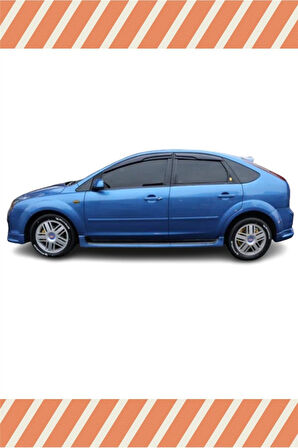 Ford Focus 1 Hb 1998-2004 Modellerine Uyumlu Özel 4'Lü Mügen Tip Cam Rüzgarlığı