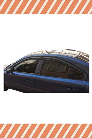 Volvo S60 2001-2010 Modellerine Uyumlu Özel 4'Lü Mügen Tip Cam Rüzgarlığı