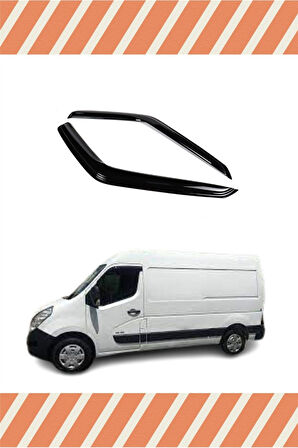 Renault Master 2010 Ve Sonrası Modellerine Uyumlu Özel 2'Li Mügen Tip Cam Rüzgarlığı
