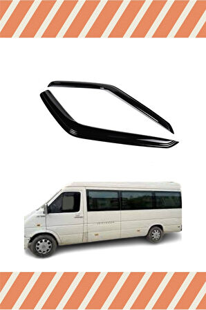 Volkswagen Volt 1999-2007 Modellerine Uyumlu Özel 2'Li Mügen Tip Cam Rüzgarlığı