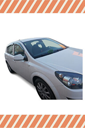 Opel Astra H Hb 2004-2015 Modellerine Uyumlu Özel 4'Lü Mügen Tip Cam Rüzgarlığı