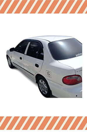 Hyundai Accent Yumurta Kasa 1995-2000 Modellerine Uyumlu Özel 4'Lü Mügen Tip Cam Rüzgarlığı