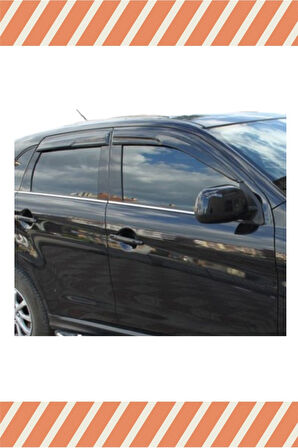 Mıtsubıshı Asx Tüm Modellerine Uyumlu Özel 4'Lü Mügen Tip Cam Rüzgarlığı