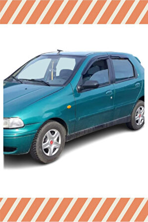 Fiat Palio Tüm Modellerine Uyumlu Özel 4'Lü Mügen Tip Cam Rüzgarlığı