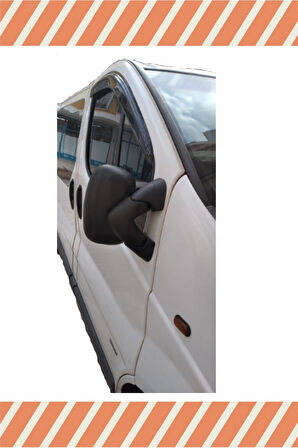 Opel Vivaro Tüm Modellerine Uyumlu Özel 2'Li Mügen Tip Cam Rüzgarlığı