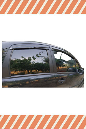 Citroen C-3 2002-2010 Modellerine Uyumlu Özel 4'Lü Mügen Tip Cam Rüzgarlığı