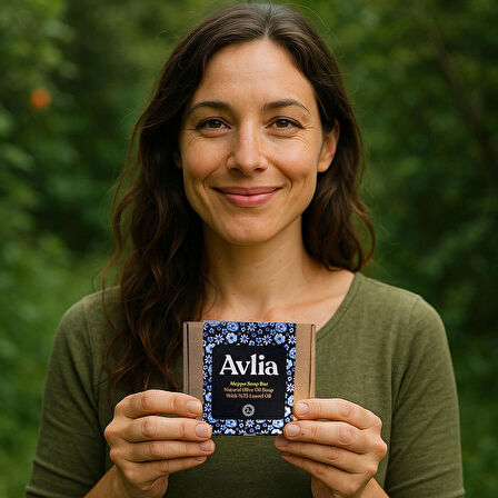 Halep Sabunu – %75 Defne Yağlı, Zeytinyağlı, Katkısız El Yapımı Sabun (1 Adet)