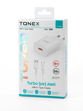 18W TYP-C Turbo Şarj Aleti