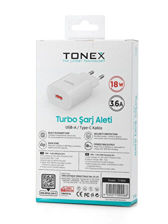18W TYP-C Turbo Şarj Aleti