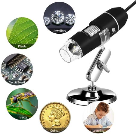 Tobo TD-584IM 3'ü 1 Arada 1000X USB Dijital Mikroskop