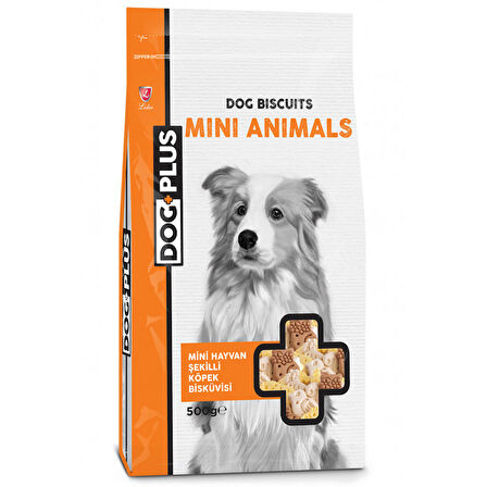 DogPlus Hayvan Şekilli Ödül Bisküvisi 500 gr