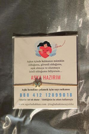 Aşka Hazırım Sekans Bileklik