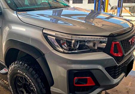 HILUX REVO 2016+ IÇIN UYUMLU  ROCCO TRD BODY KIT (PANJUR-TAMPON-DODIK SETI)