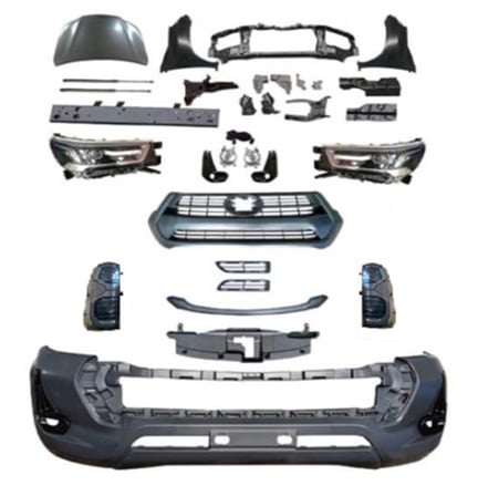 HİLUX VIGO 2004-2015 İÇİN UYUMLU YENI KASA DÖNÜSÜM 2021 REVO BODY KİT FULL SET