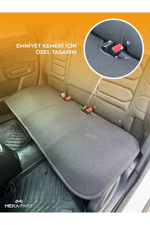 Terletmez Oto Koltuk Koruyucu Kılıf %100 Pamuk 5 li Tam Set Siyah Jeep Renegade Tüm Modeller