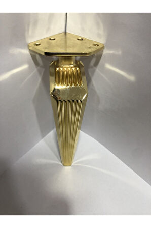 Tokyo Metal Ayak 16 Cm Altın Koltuk Komidin Şifonyer Dolap Modern Tv Ünite Mobilya Ayağı Gold