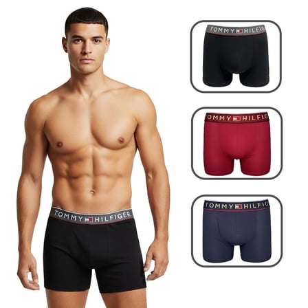 Tommy Hilfiger Erkek 3'lü Boxer Set