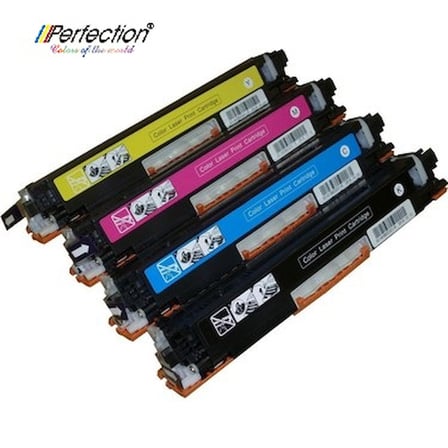Perfection Hp Uyumlu 126A / CP1025 / M175 / M275 Sıfır Muadil Toner Takım 4 Adet
