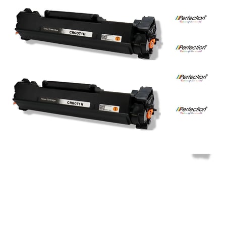 Perfection Canon Uyumlu CRG-071H Yüksek Kapasite ÇİPLİ Muadil Toner (2 ADET)