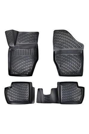 Peugeot 308 2009 Model 3D Bagaj Havuzu ve Araca Özel Paspas Seti 