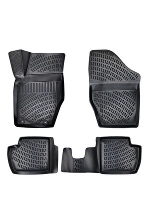 Citroen C4 2007 Model 3D Bagaj Havuzu ve Araca Özel Paspas Seti 