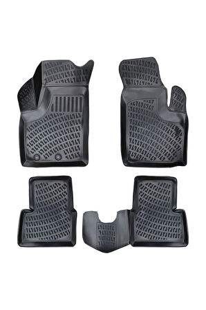 Fiat Doblo Easy 2014 Model 3D Bagaj Havuzu ve Araca Özel Paspas Seti 