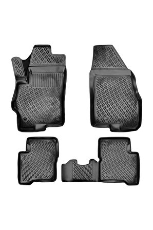 Fiat Linea 2007 Sonrası Model 3D Bagaj Havuzu ve Araca Özel Paspas Seti 