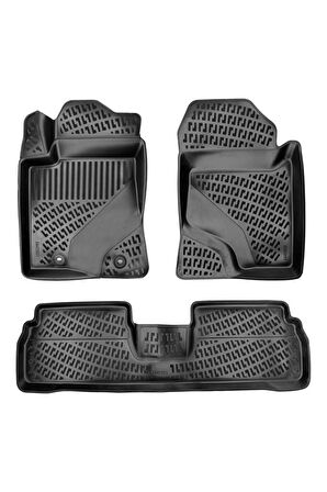 Toyota Verso 2006 Model 3D Bagaj Havuzu ve Araca Özel Paspas Seti 