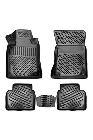 Nissan Altima (Alt Kısım) 2024 Model 3D Bagaj Havuzu ve Araca Özel Paspas Seti 