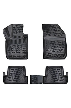 Peugeot 308 2020 Model 3D Bagaj Havuzu ve Araca Özel Paspas Seti 