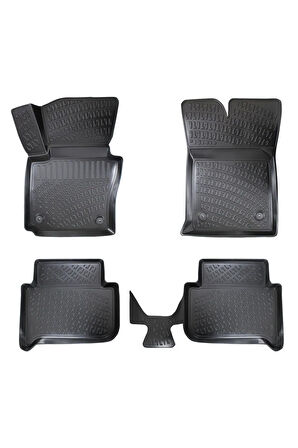 Volkswagen Touran 2008 Model 3D Bagaj Havuzu ve Araca Özel Paspas Seti 