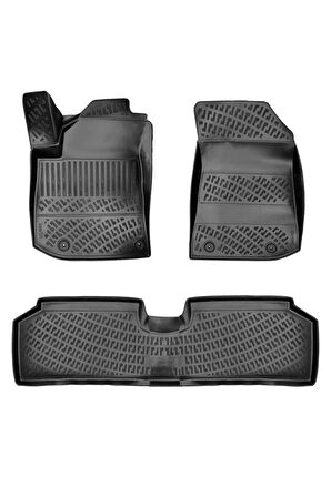 Kia Niro Elektrikli Prestige (Alt Kısım) 2023 Model 3D Bagaj Havuzu ve Araca Özel Paspas Seti