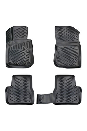 Citroen C3 DS3 Kalın Stepneli 2013 Model 3D Bagaj Havuzu ve Araca Özel Paspas Seti 