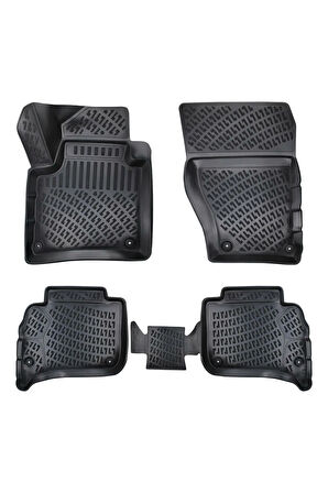 Porsche Cayenne 2020 Model 3D Bagaj Havuzu ve Araca Özel Paspas Seti 