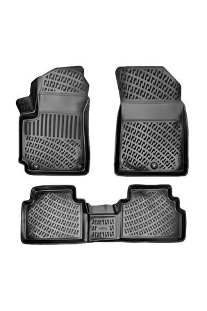 Kia Soul 2022 Model 3D Bagaj Havuzu ve Araca Özel Paspas Seti 