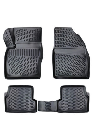 Ford Focus 1 Sedan 1999 Model 3D Bagaj Havuzu ve Araca Özel Paspas Seti 