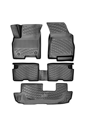 Chery Tiggo 8 Pro Luxury 2024 Model 3D Bagaj Havuzu ve Araca Özel Paspas Seti 