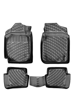 Toyota Corolla 1991 Model 3D Bagaj Havuzu ve Araca Özel Paspas Seti 