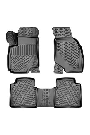 Hyundai Santafe 2006 Model 3D Bagaj Havuzu ve Araca Özel Paspas Seti 