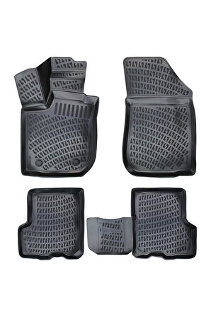 Dacia Logan MCV (5 koltuk) 2012 Model 3D Bagaj Havuzu ve Araca Özel Paspas Seti 