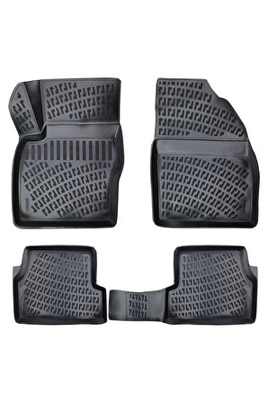 Ford Focus 1 Sedan 2004 Model 3D Bagaj Havuzu ve Araca Özel Paspas Seti 