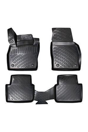 Skoda Scala 2021 Model 3D Bagaj Havuzu ve Araca Özel Paspas Seti 