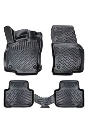 AUDİ Q3 2021 Model 3D Bagaj Havuzu ve Araca Özel Paspas Seti 