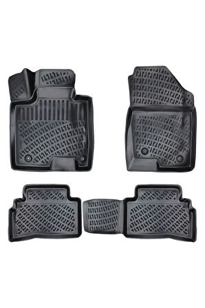 Hyundai Tucson Comfort/Prime/Elite 2023 Model 3D Bagaj Havuzu ve Araca Özel Paspas Seti 