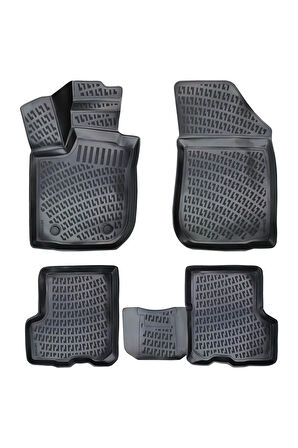 Dacia Logan Sedan 2008 Model 3D Bagaj Havuzu ve Araca Özel Paspas Seti 