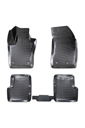 Jeep Renegade (Üst Kısım) 2022 Model 3D Bagaj Havuzu ve Araca Özel Paspas Seti 