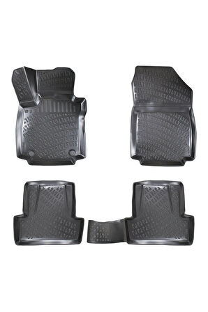 Renault Captur 2013 Model 3D Bagaj Havuzu ve Araca Özel Paspas Seti 