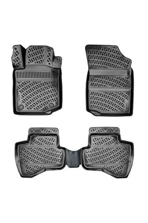 Peugeot 107 2006 Model 3D Bagaj Havuzu ve Araca Özel Paspas Seti 